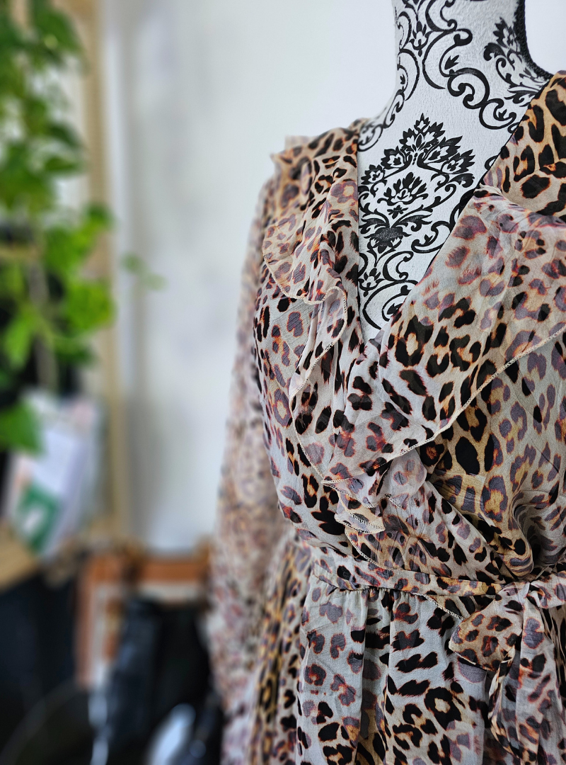 Guess Kleid Dress Leopard Mini Schweiz Circular Economy
